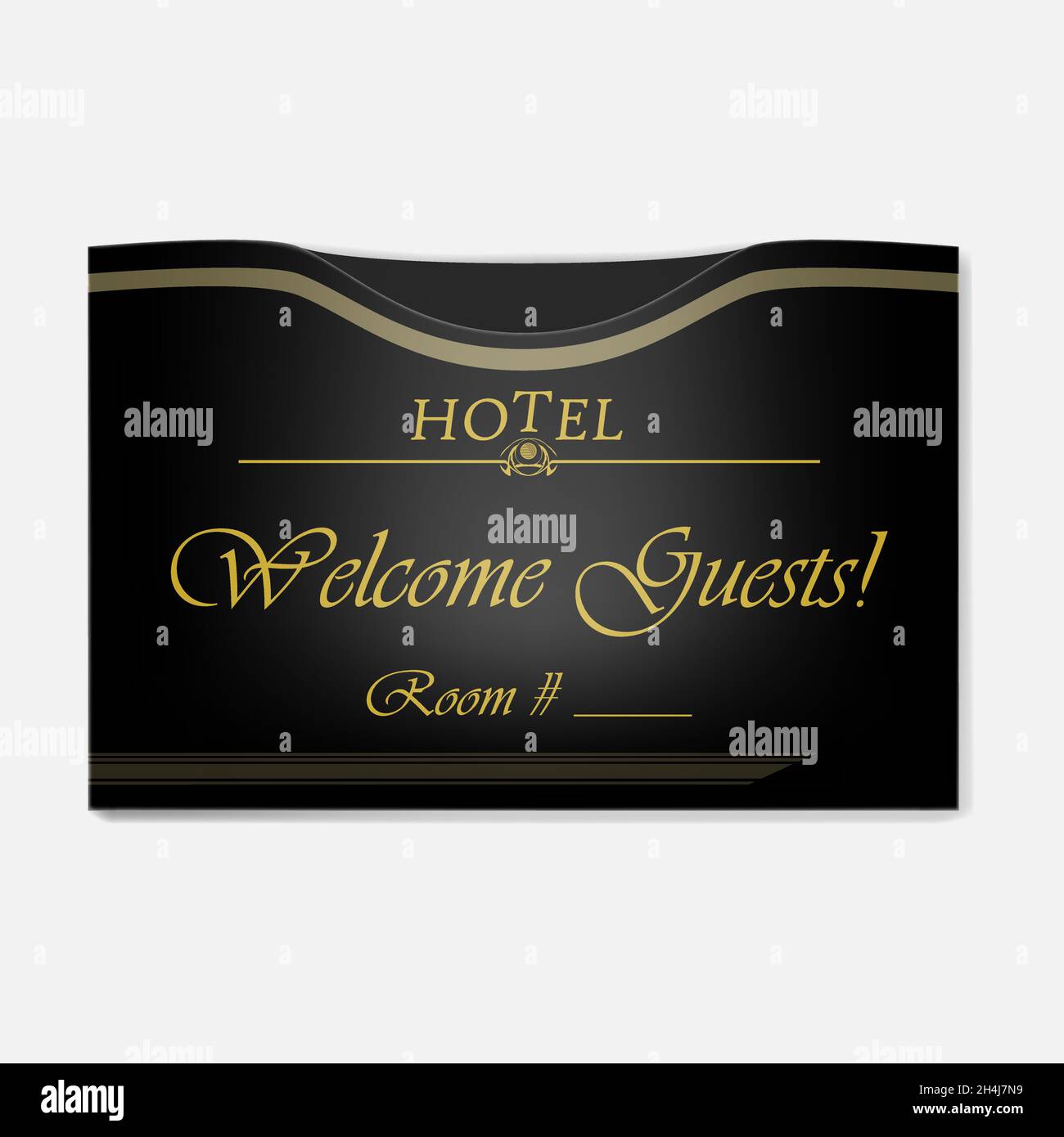 Generic hotel 2024 key card envelopes