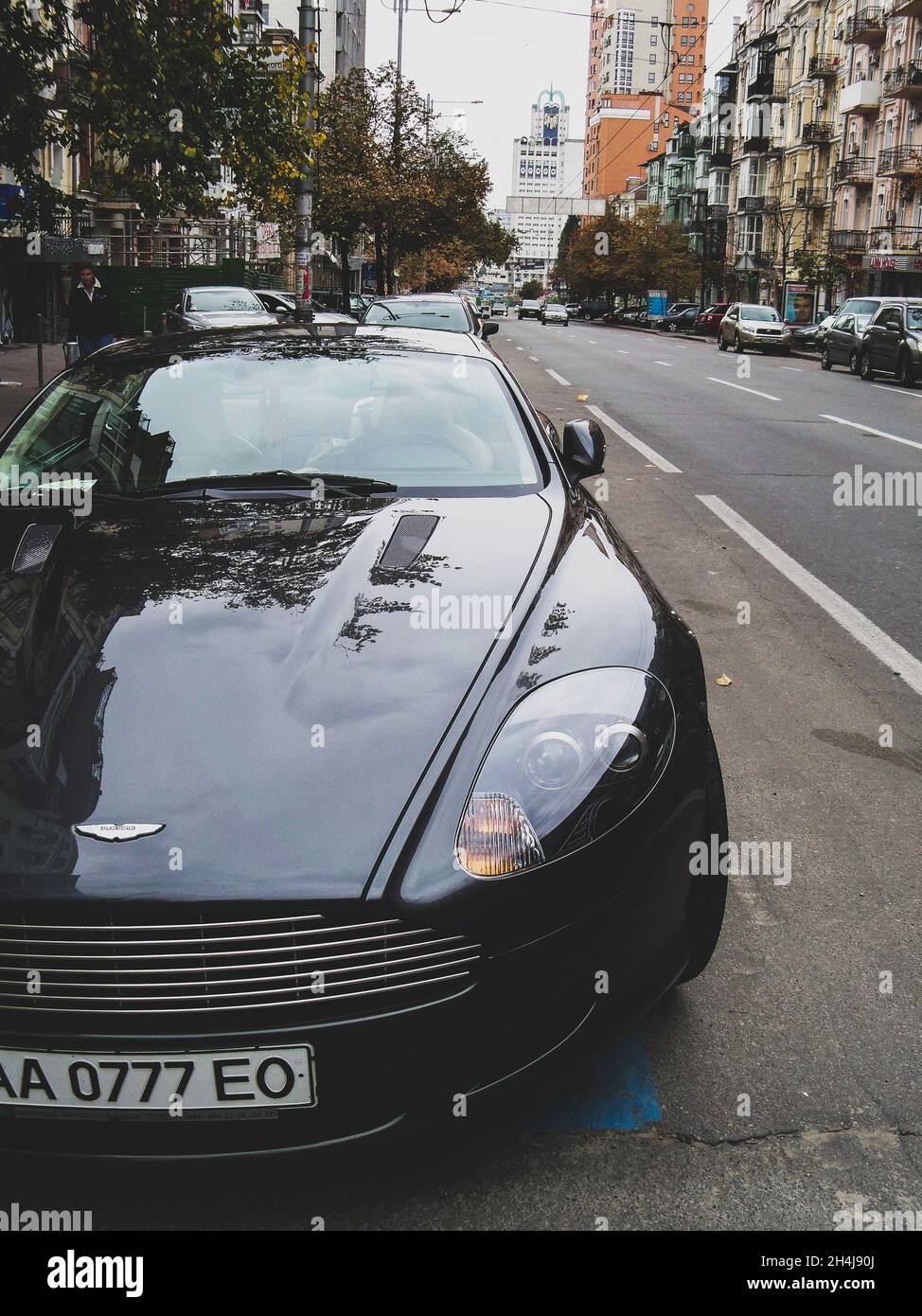 Cluj-Napoca,Cluj/Romania-01.31.2020-Ford Mondeo MK5 Sport edition with  dynamic led headlights, sport front bumper, 18 inch alloy wheels, Aston  Martin look a like, png Stock Photo