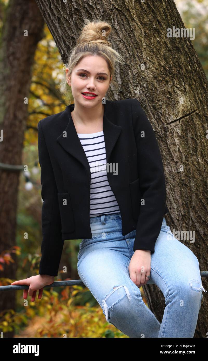 Munich Germany 03rd Nov 2021 Actress Mitsou Jung Sits At A Press Munich Germany 03rd Nov 2021 Actress Mitsou Jung Sits At A Press