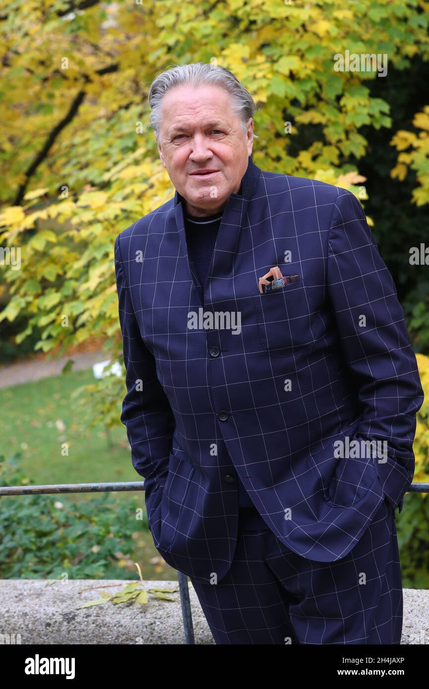 Munich, Germany. 03rd Nov, 2021. Actor Michael Brandner stands at a