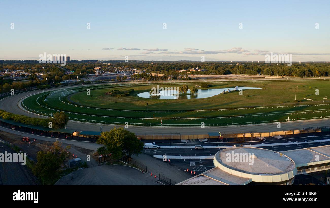 ELMONT, UNITED STATES Oct 01, 2021 An aerial view of the new UBS