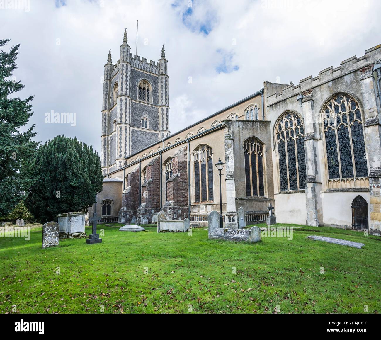 Dedham County The image is of St Mary's Church in the village of Dedham in the county ...