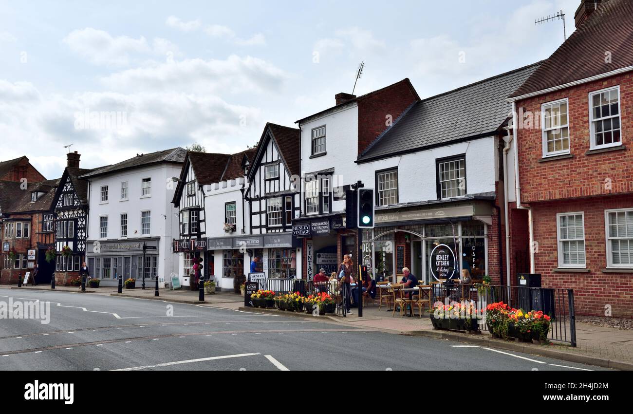 HenleyinArden high street, Warwickshire, UK Stock Photo Alamy