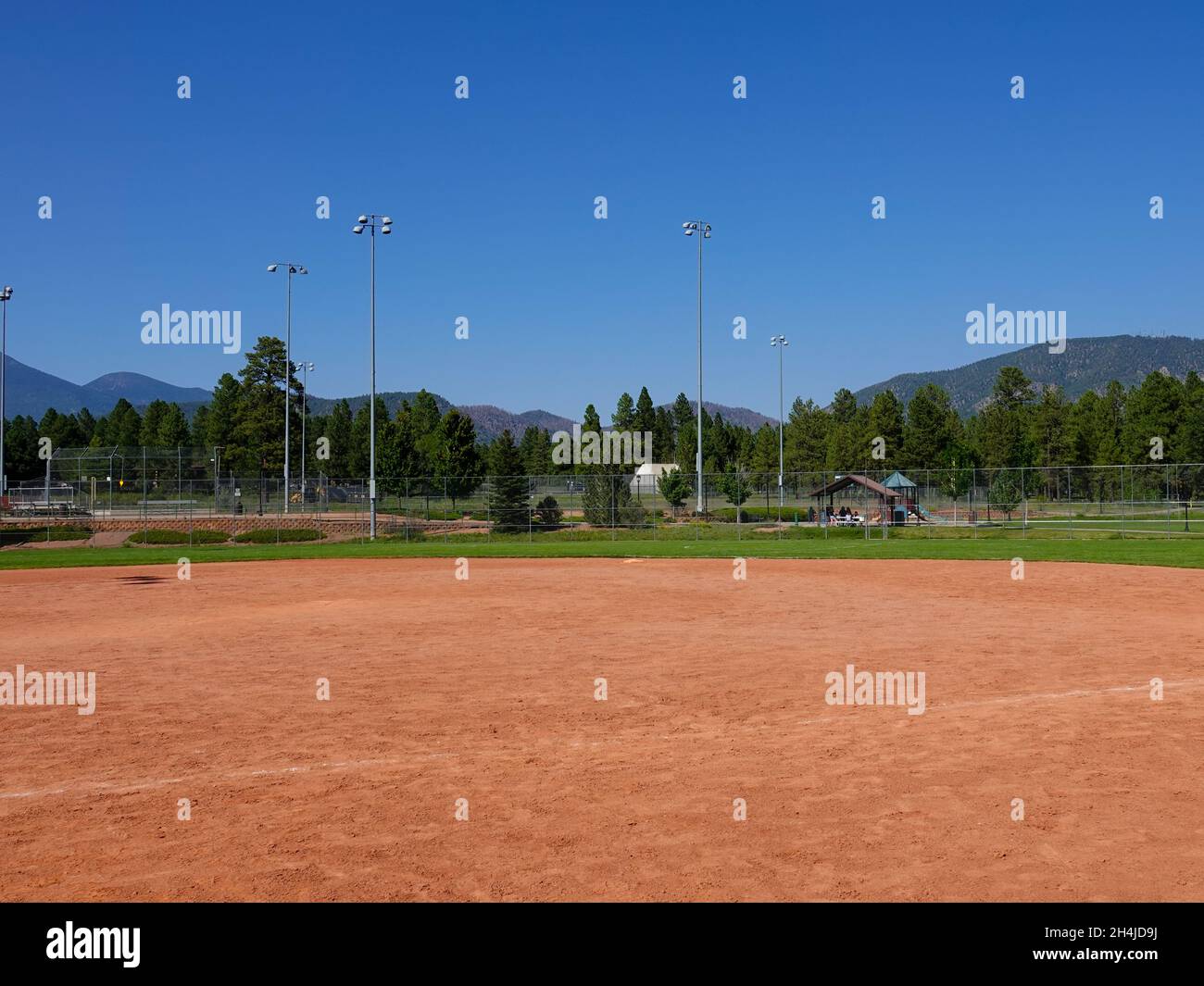 Thorpe Park, green space and sports fields, Flagstaff, Arizona, USA