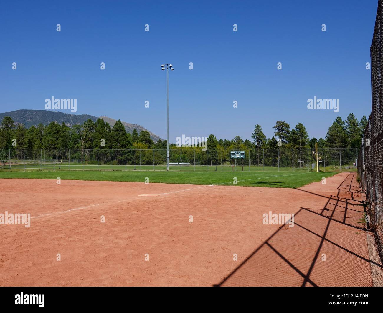 Thorpe Park, green space and sports fields, Flagstaff, Arizona, USA