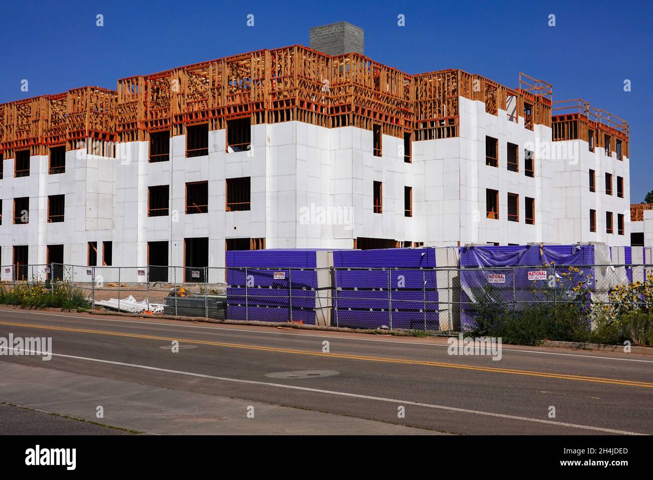 Student housing, apartment complex, under construction on E. Butler