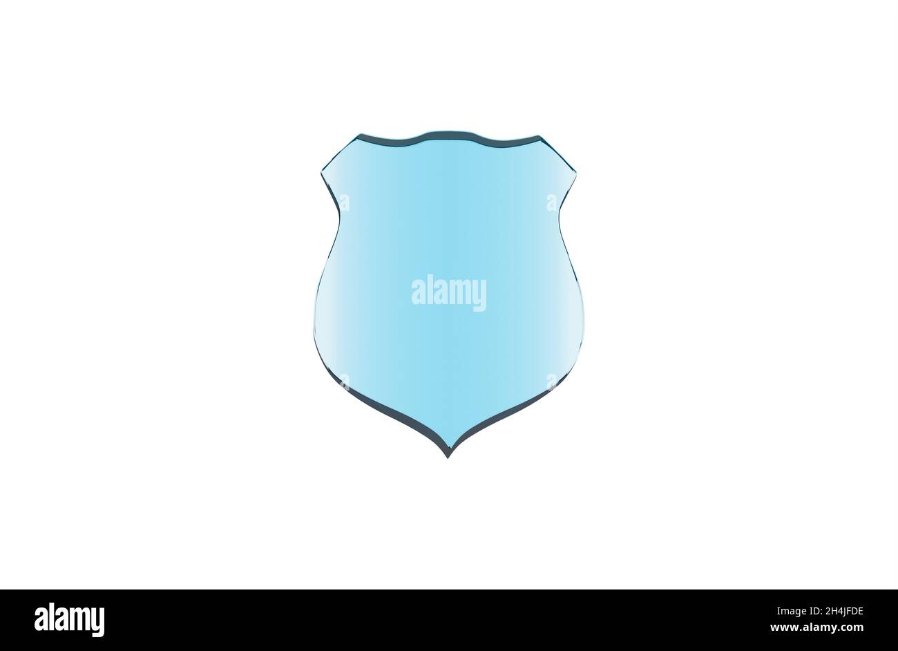 Illustration of a police badge symbol on a white background Stock Photo ...