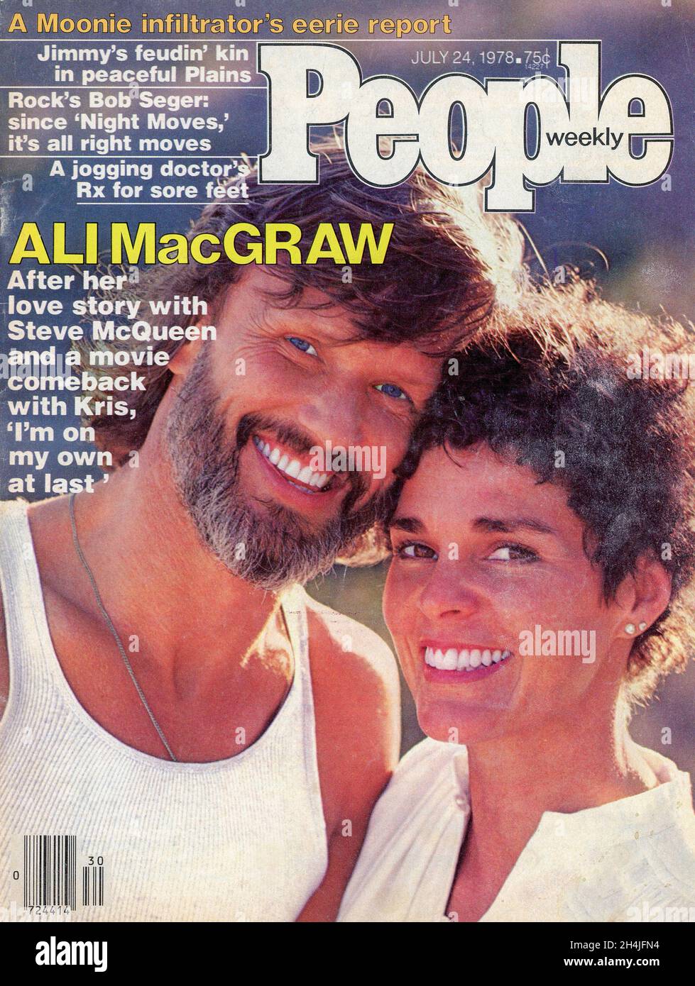 24 July 1978 issue of 'People' Magazine Cover, USA Stock Photo