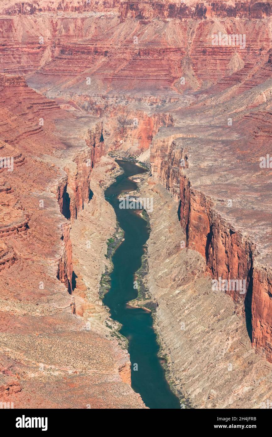 marble canyon of the colorado river in the triple alcoves area of grand canyon national park, arizona Stock Photo