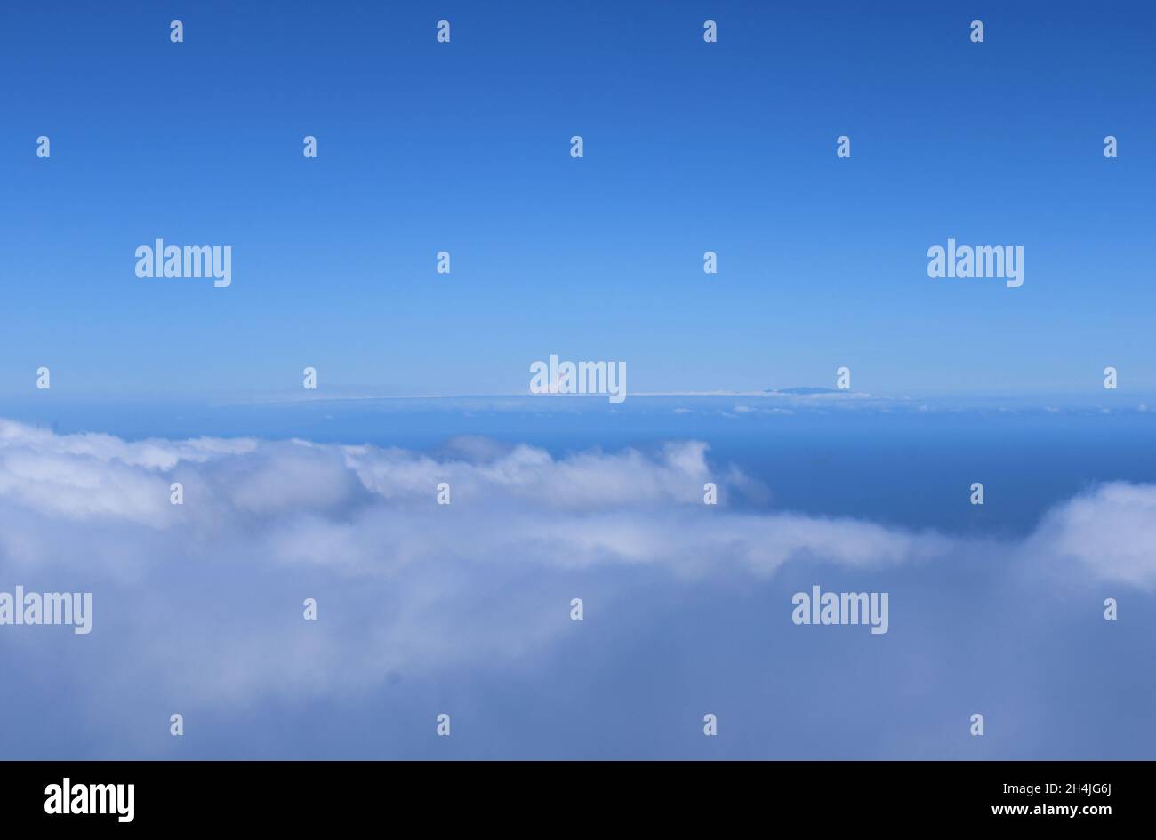 mar de nubes Stock Photo