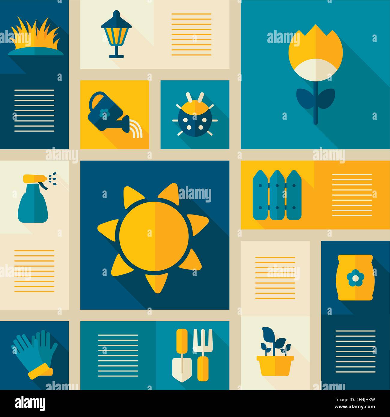 Garden Farm icons set. Graph symbol for your web site design, logo, app ...