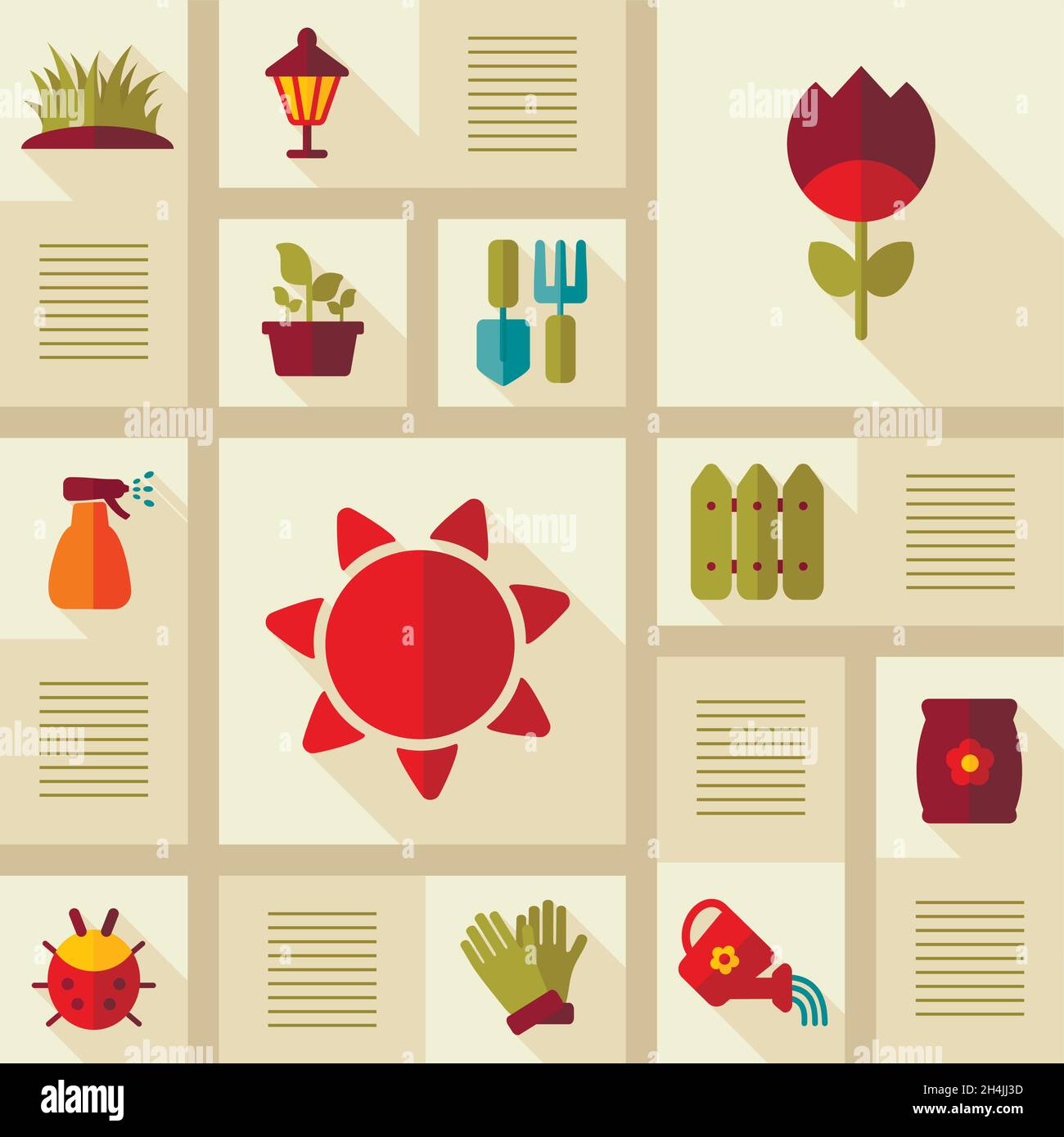 Garden Farm icons set. Graph symbol for your web site design, logo, app ...