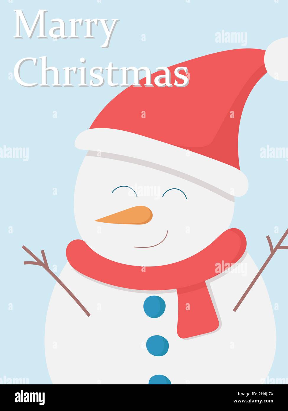 Cute christmas card greeting Stock Vector Images - Alamy