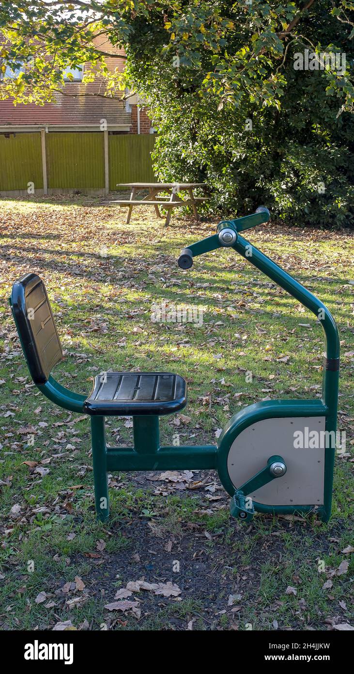 Outdoor Gym equipment Stock Photo Alamy