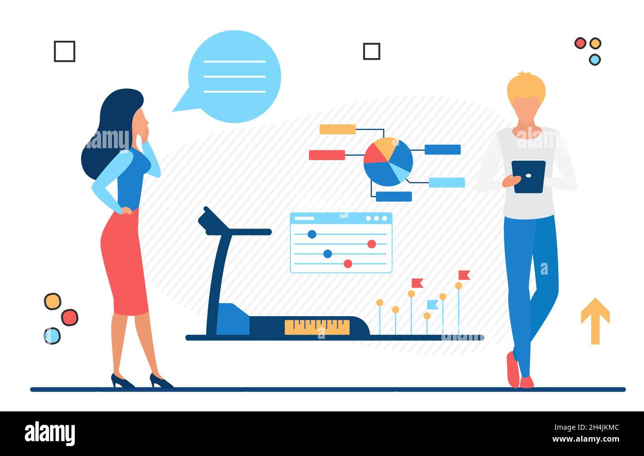 Cardio workouts, treadmill progress tracking, results research. Human