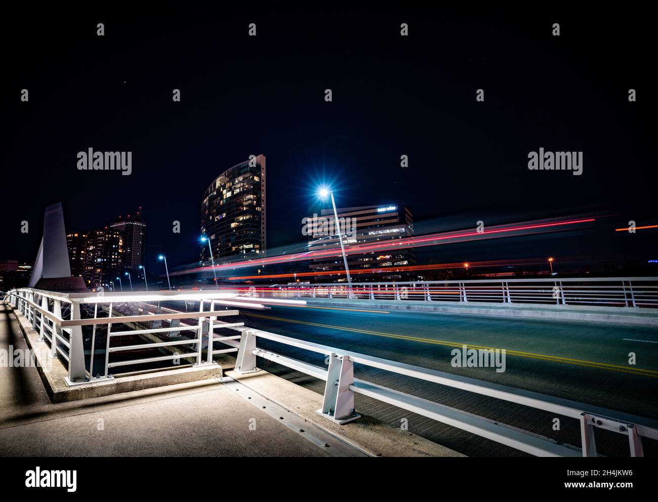 Timelapse illuminated road night hi-res stock photography and images ...