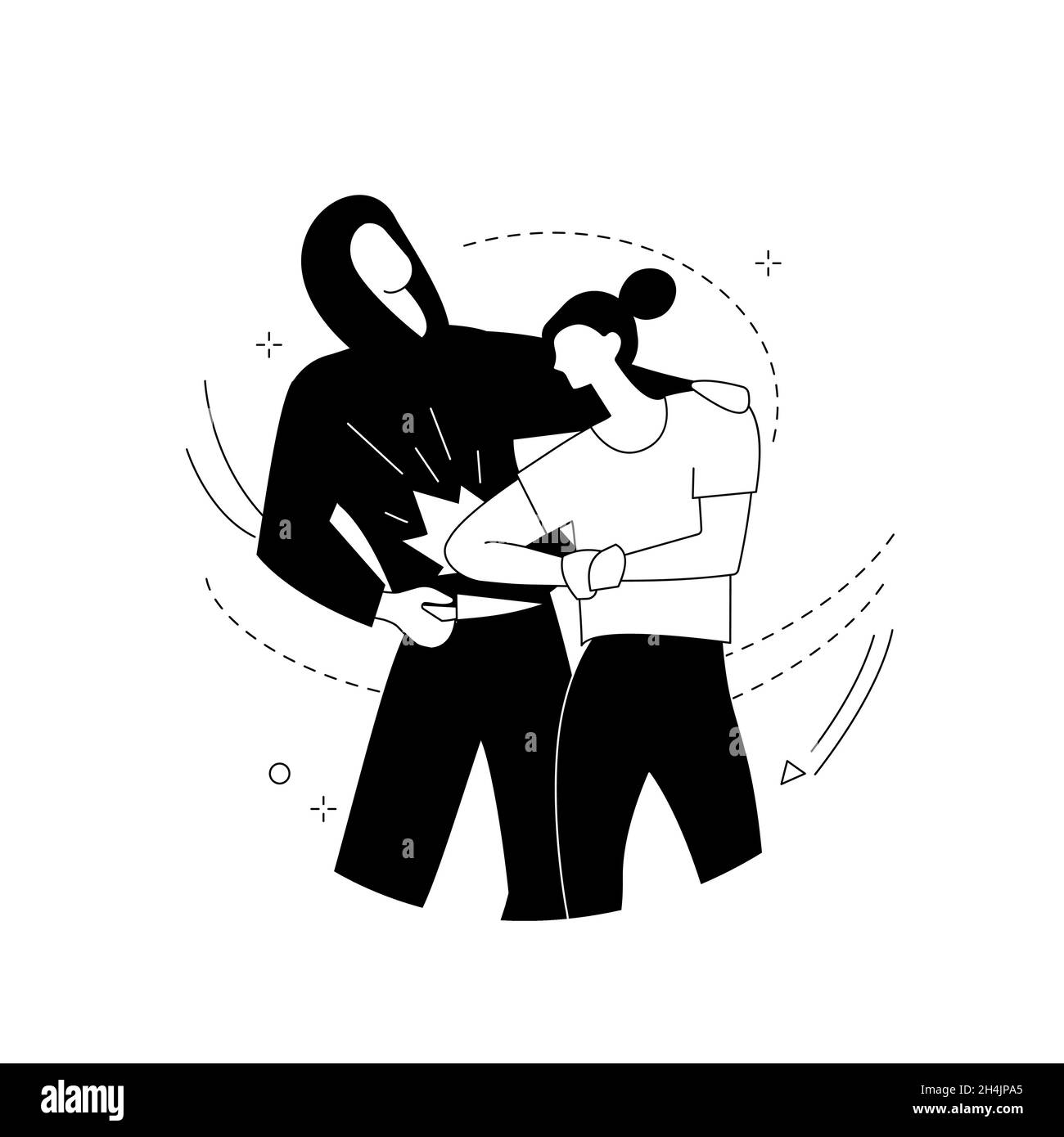 Self defense cartoon design hi-res stock photography and images - Alamy