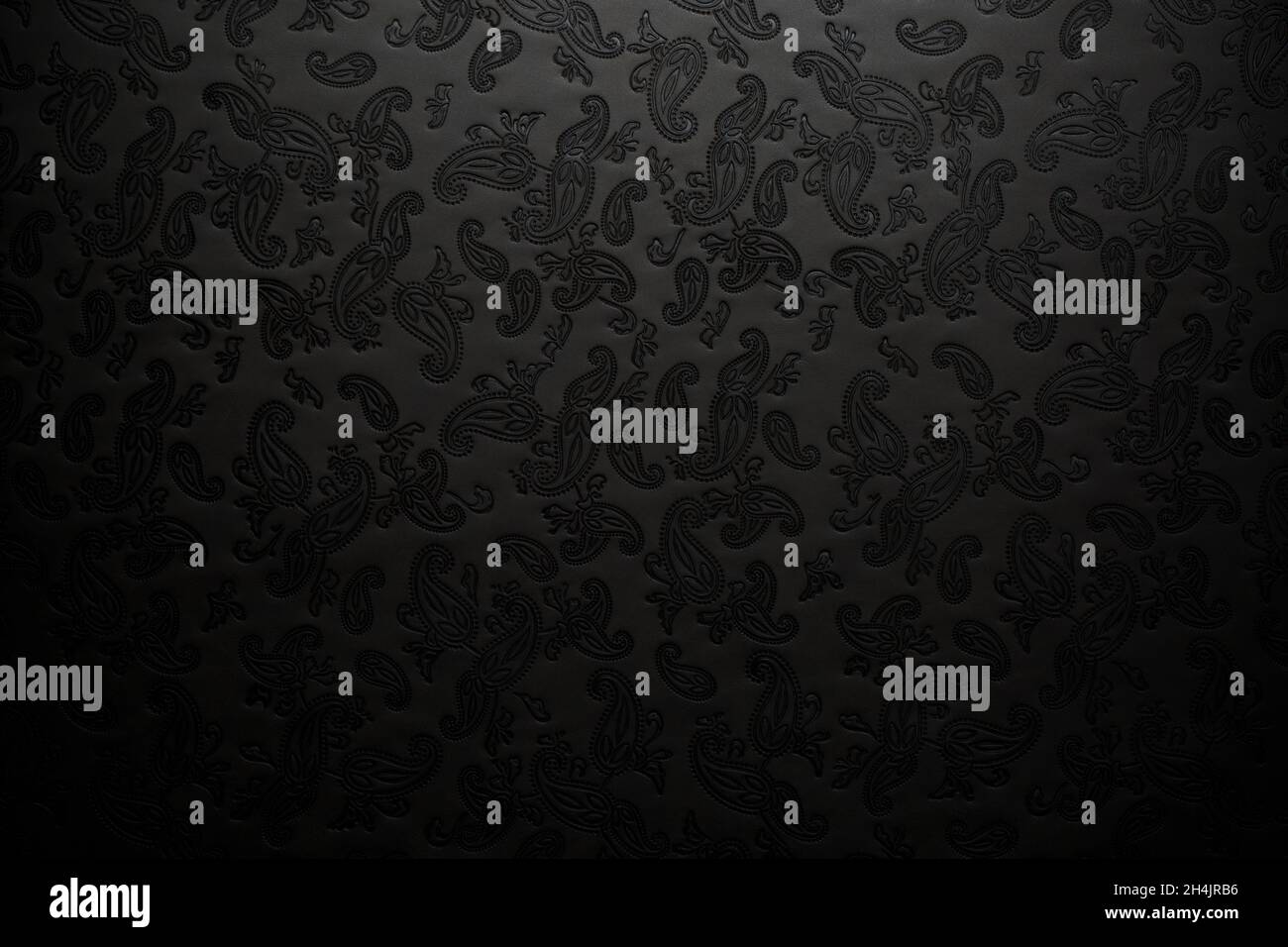 black leather texture emcossed Stock Photo