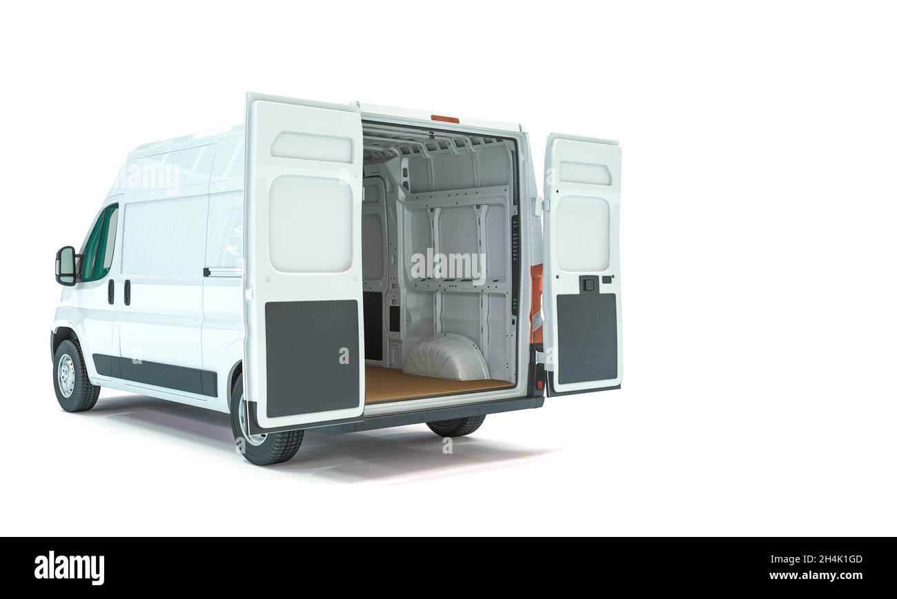 Cargo van doors open hires stock photography and images Alamy