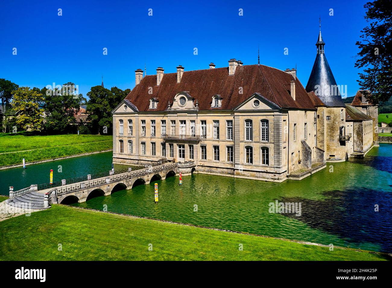 France, Cote d'Or, Chateau de Commarin castle Stock Photo Alamy
