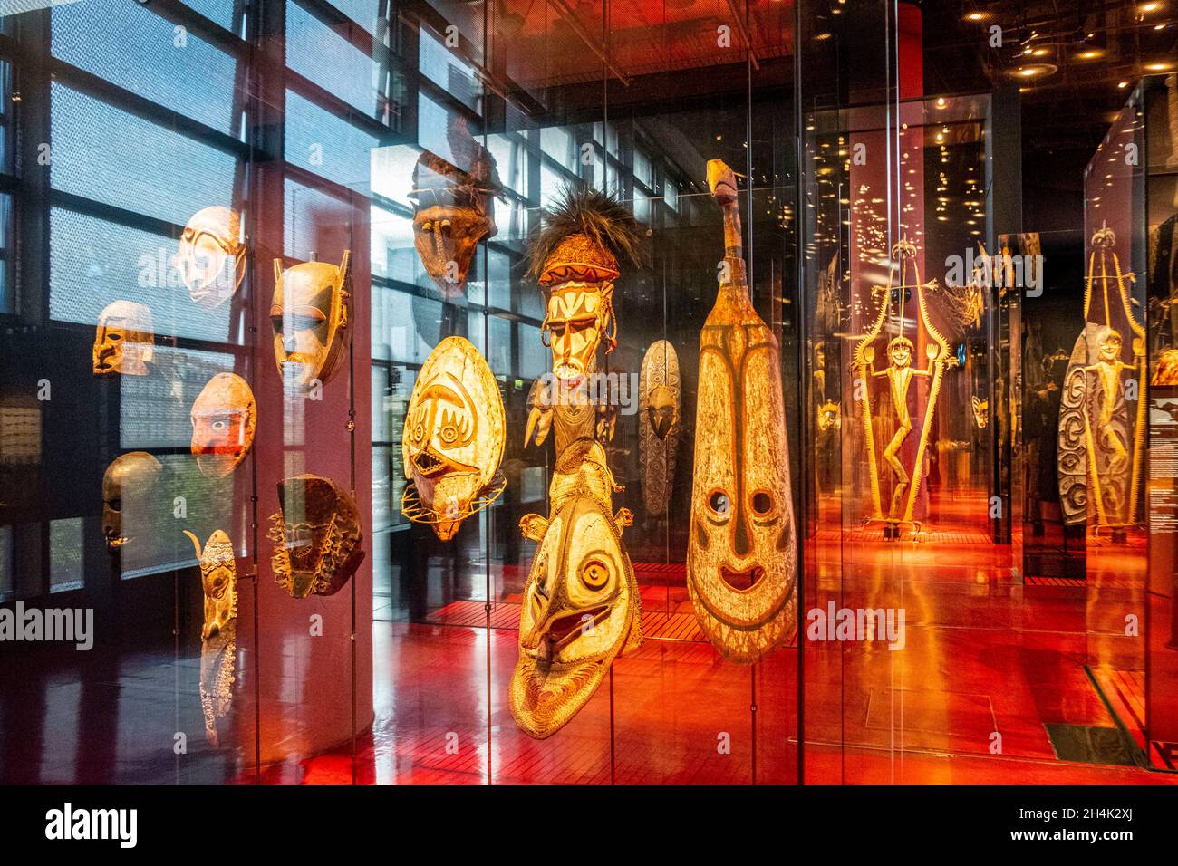 France, Paris, museum of primitive arts of the quai Branly of the ...