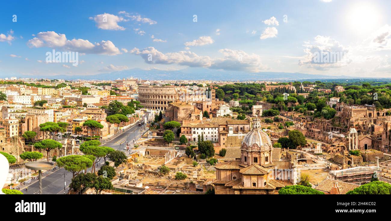 Panorama of rome hi-res stock photography and images - Alamy
