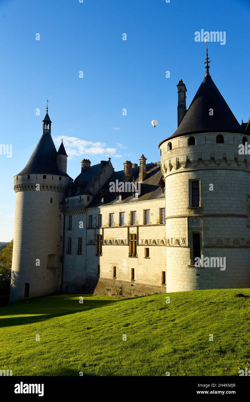 Chaumont castle in the Loire Valley, France, Europe. Stock Photo