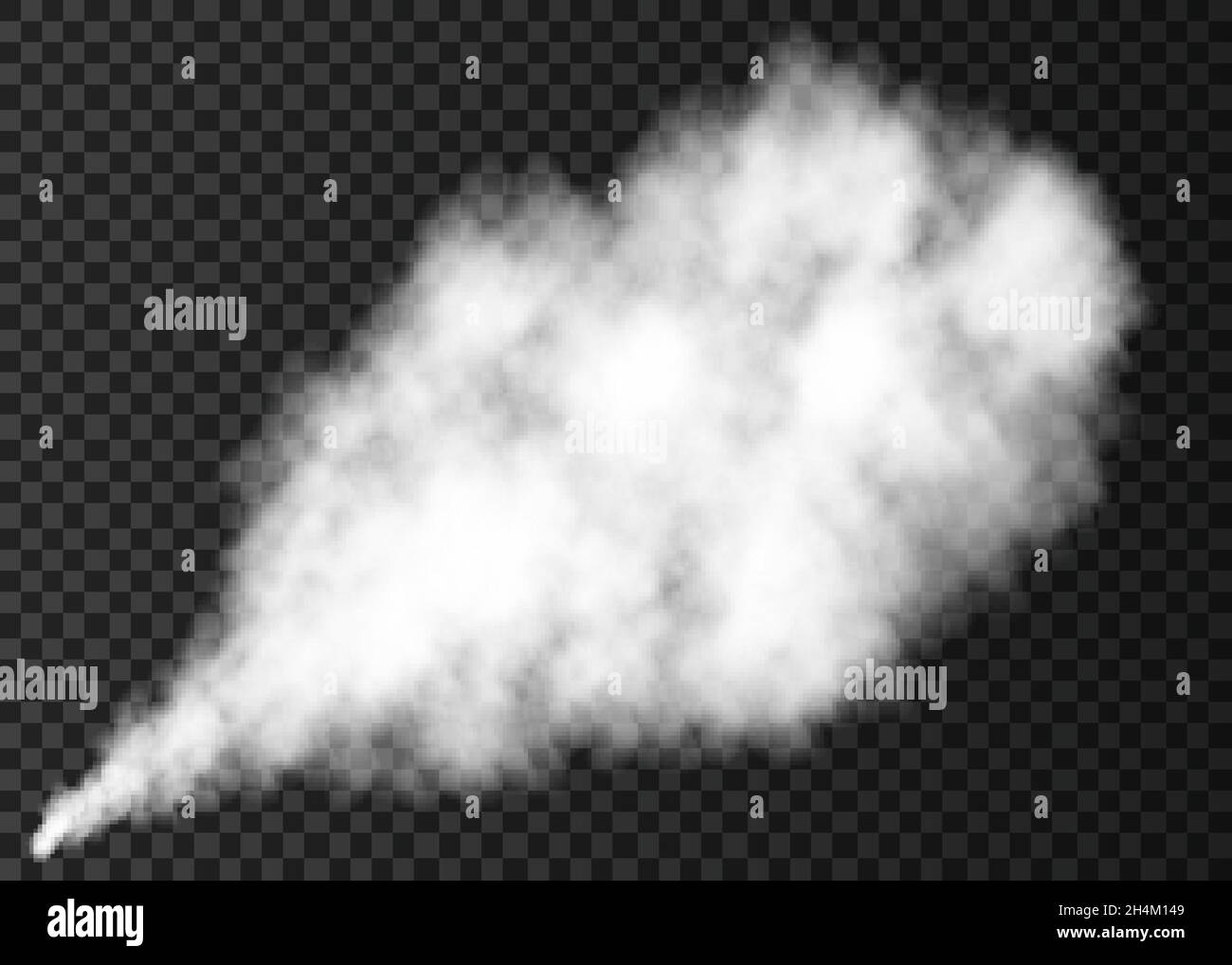 Smoke background steam isgenerated Royalty Free Vector Image