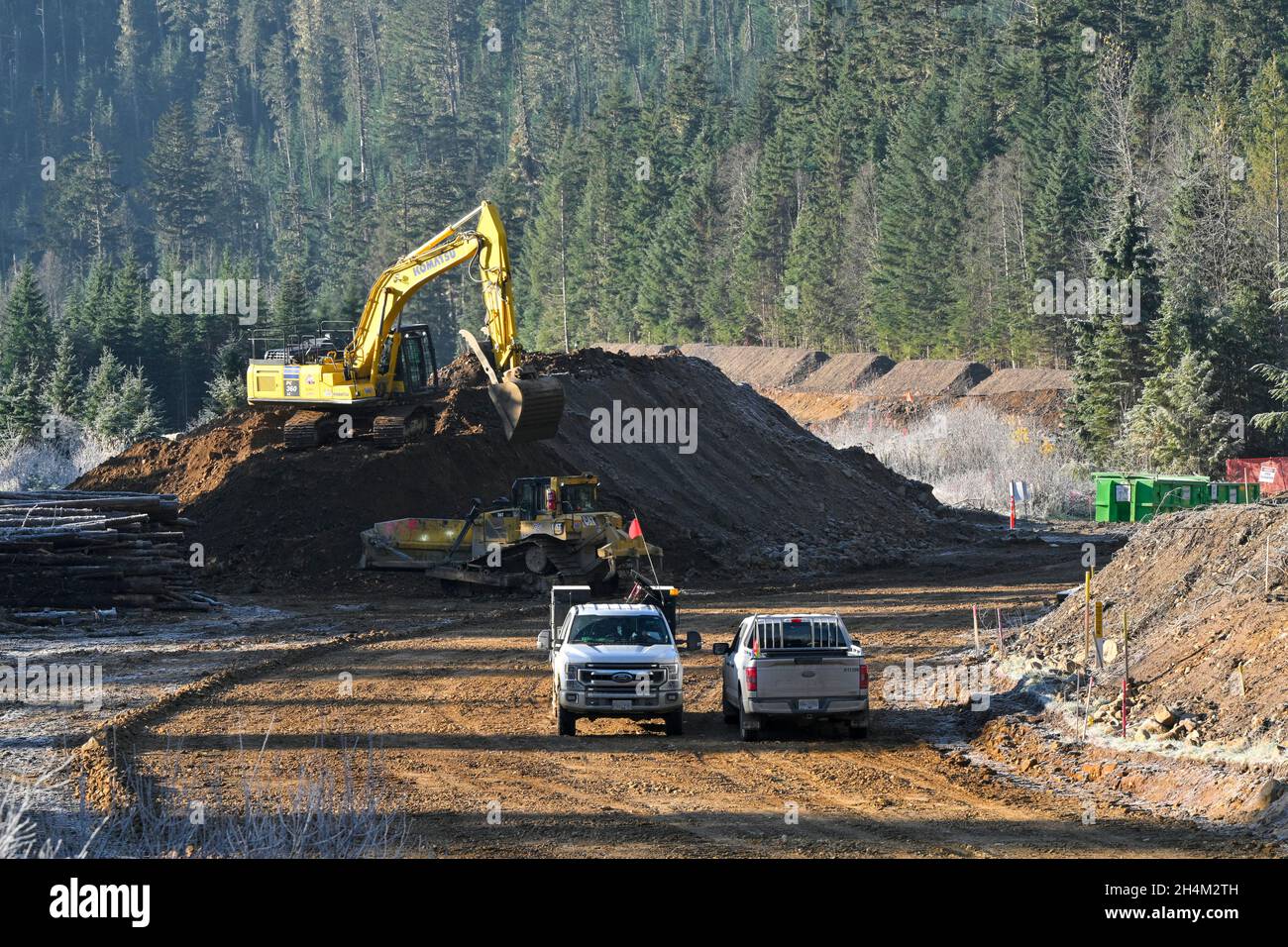 Pipeline construction hires stock photography and images Alamy