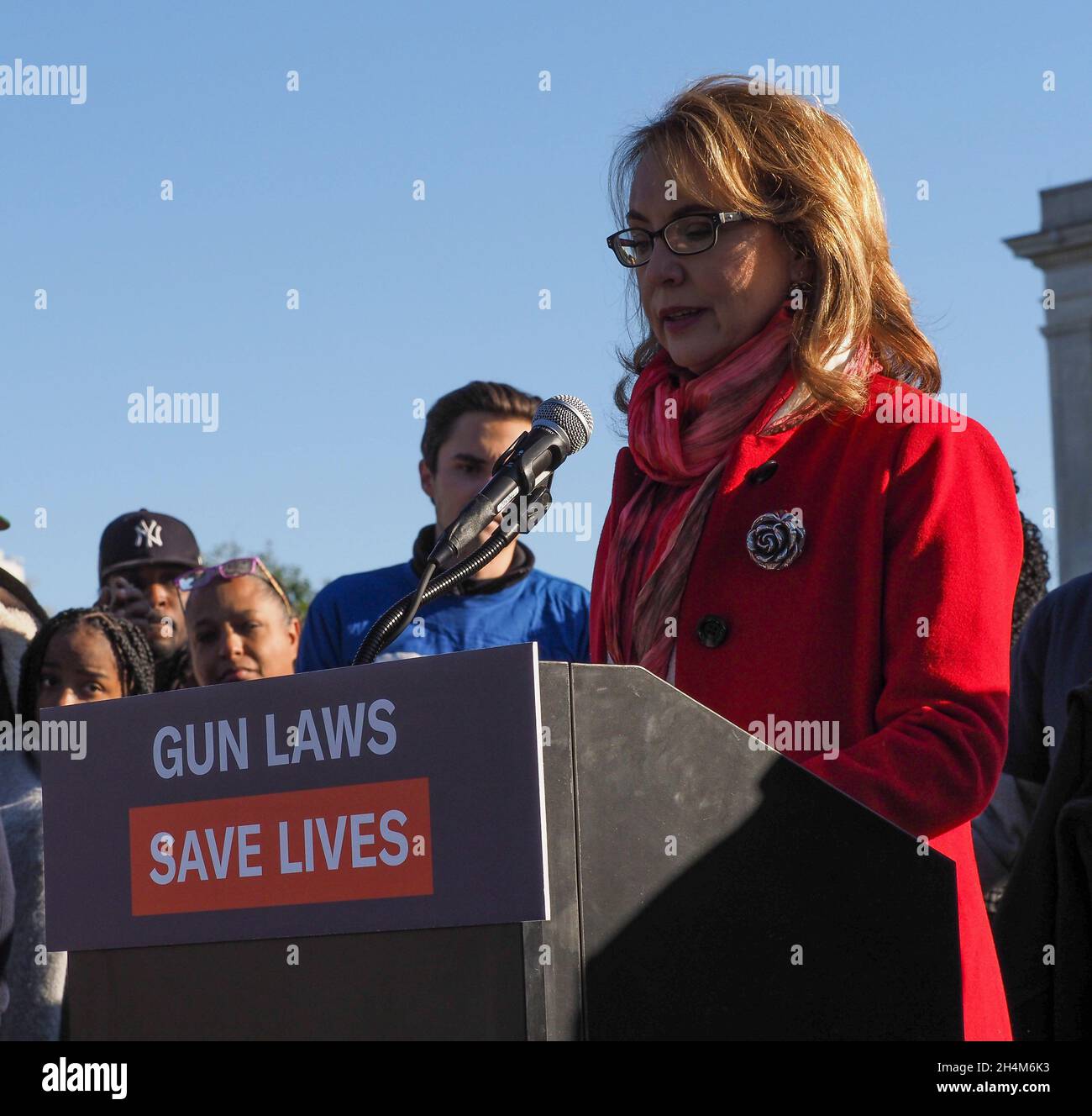 Washington Dc Usa November 3 21 Washington District Of Columbia Usa Former Congresswoman Gabrielle Giffords Called On The Us Supreme Court To Uphold The New York State Gun Safety Law Prior To Washington Dc Usa November 3 21 Washington District Of Columbia Usa Former Congresswoman Gabrielle Giffords Called On The Us Supreme Court To Uphold The New York State Gun Safety Law Prior To