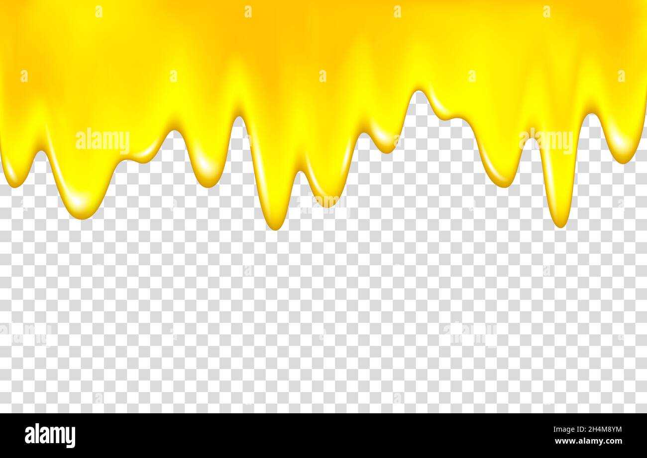 Honey drip. Golden syrup, caramel, jam, liquid oil. Yellow paint