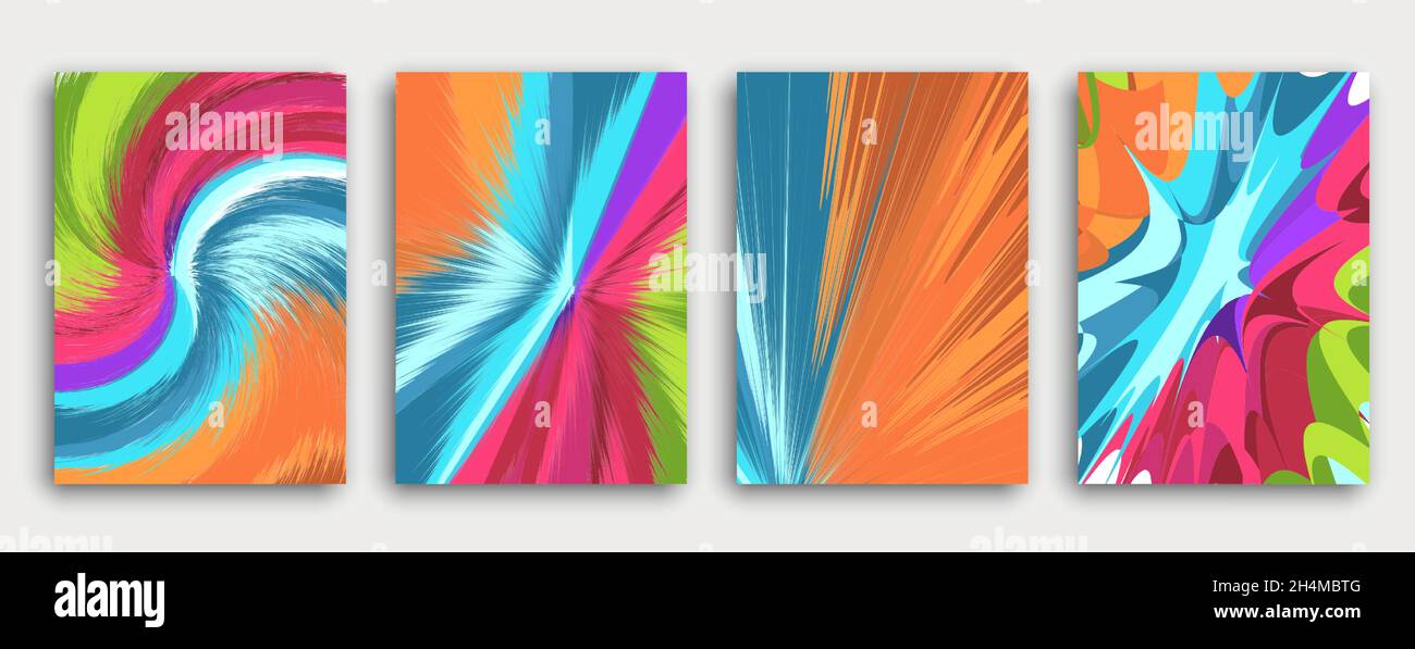 Colorful book cover page design. Abstract background. Paint explosion.  Poster, corporate business annual report, a4 brochure, creative magazine  mockup Stock Vector Image & Art - Alamy