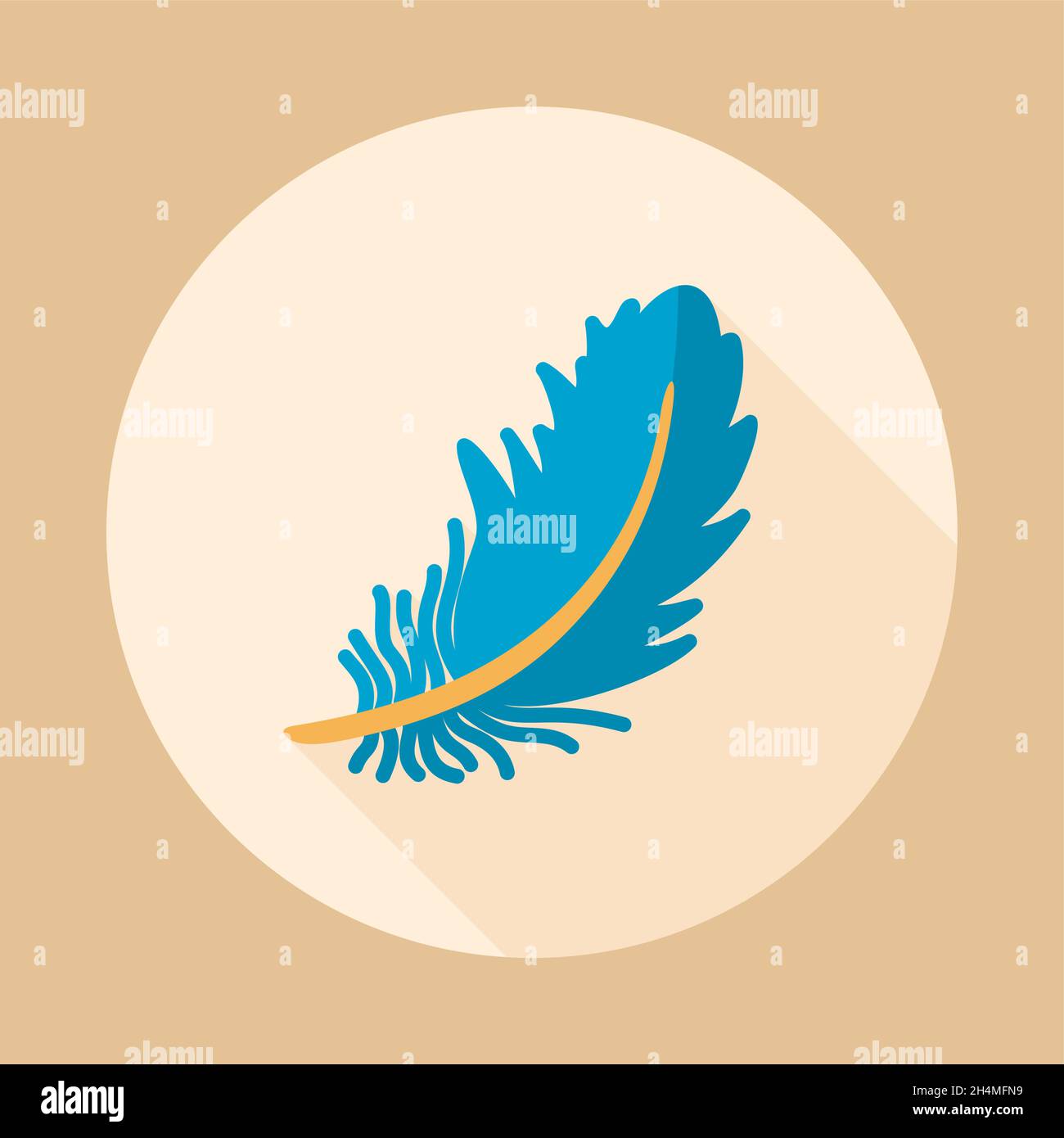 Feather icon. Farm animal sign. Graph symbol for your web site design ...