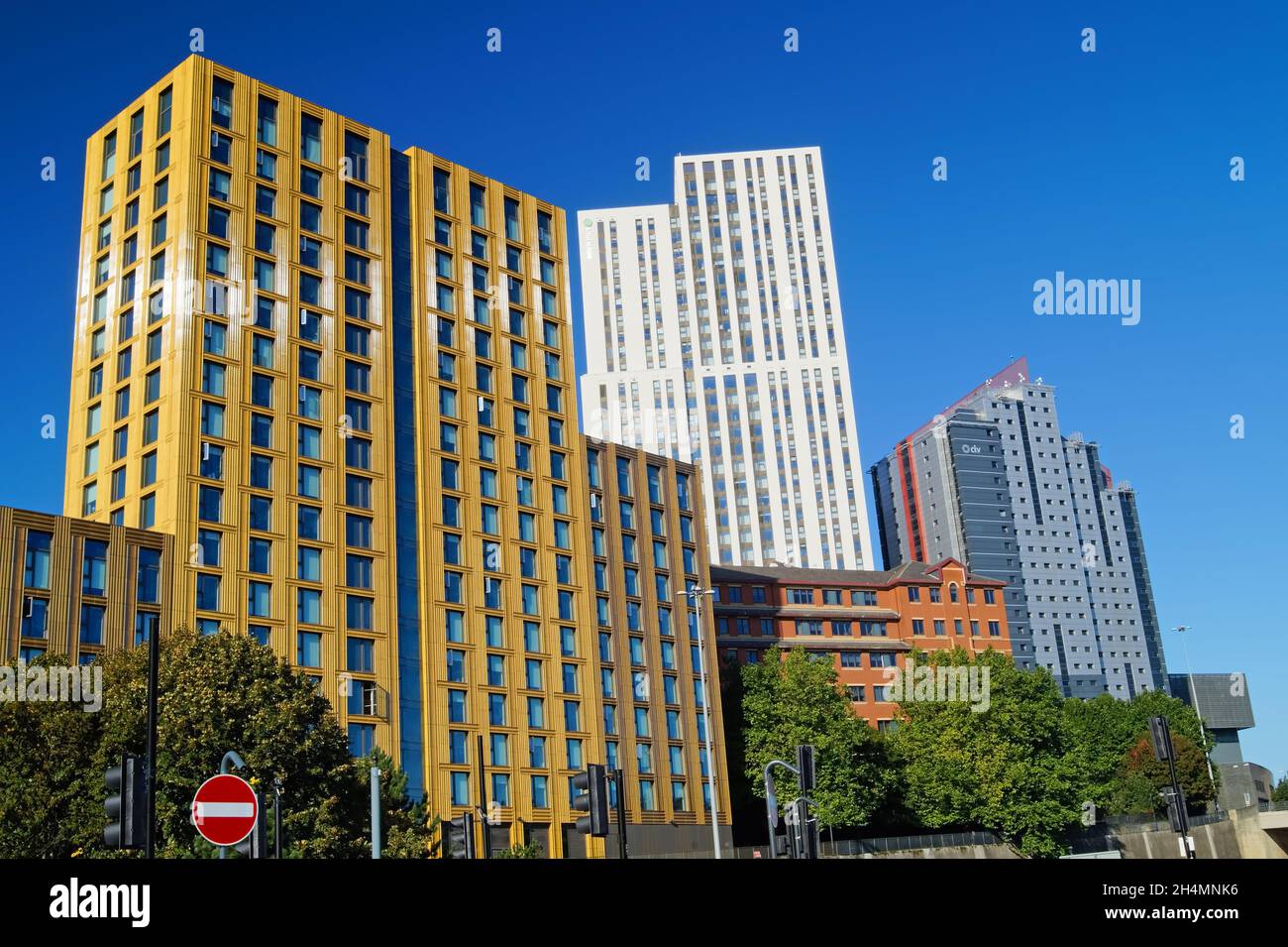 UK, West Yorkshire, Leeds, Altus House, Opal Tower, Vita St Albans and