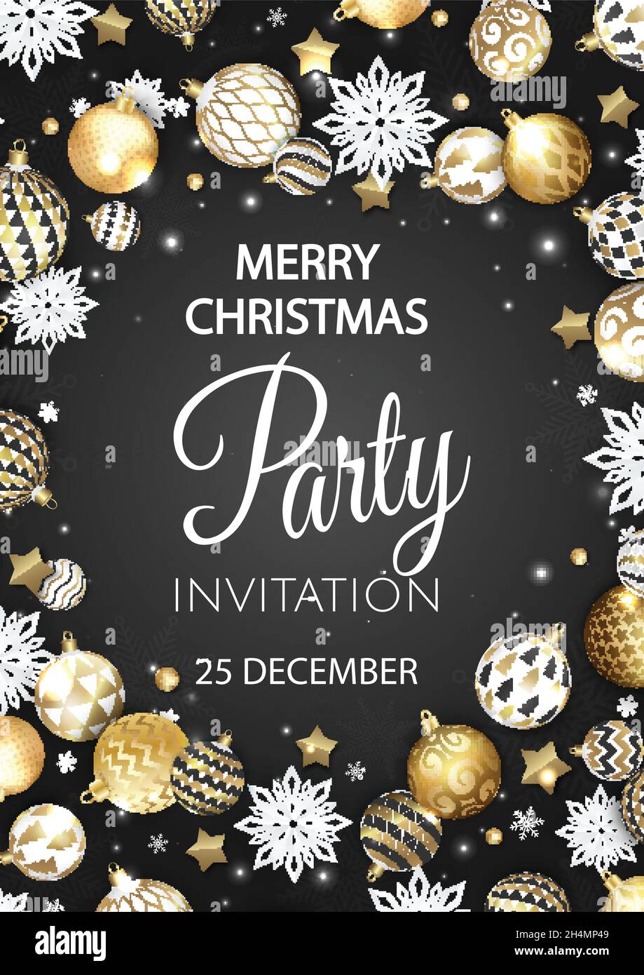 holiday party invitation background