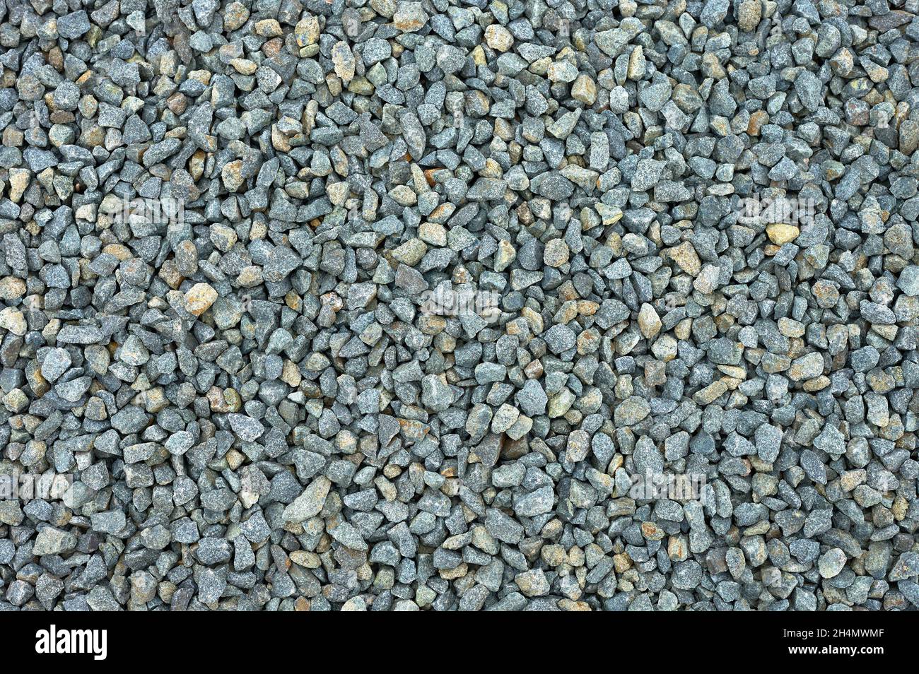 gravel of different colours and shapes Stock Photo