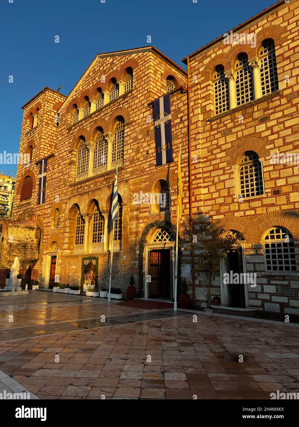 Hagios Dimitrios Church in Thessaloniki city, Greece Stock Photo