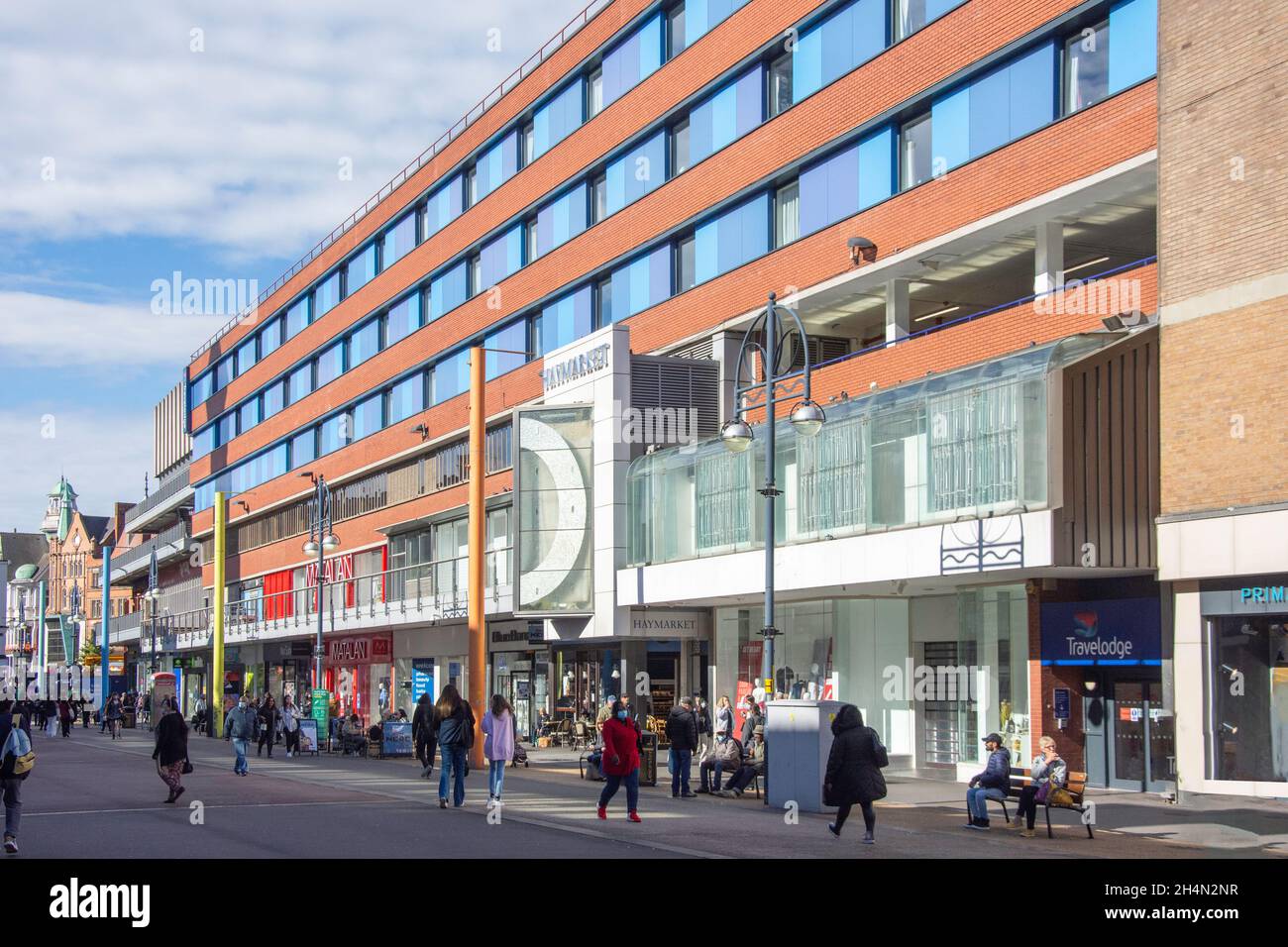 Haymarket Shopping Centre, Humberstone Gate, Town Centre, City of Leicester, Leicestershire, England, United Kingdom Stock Photo