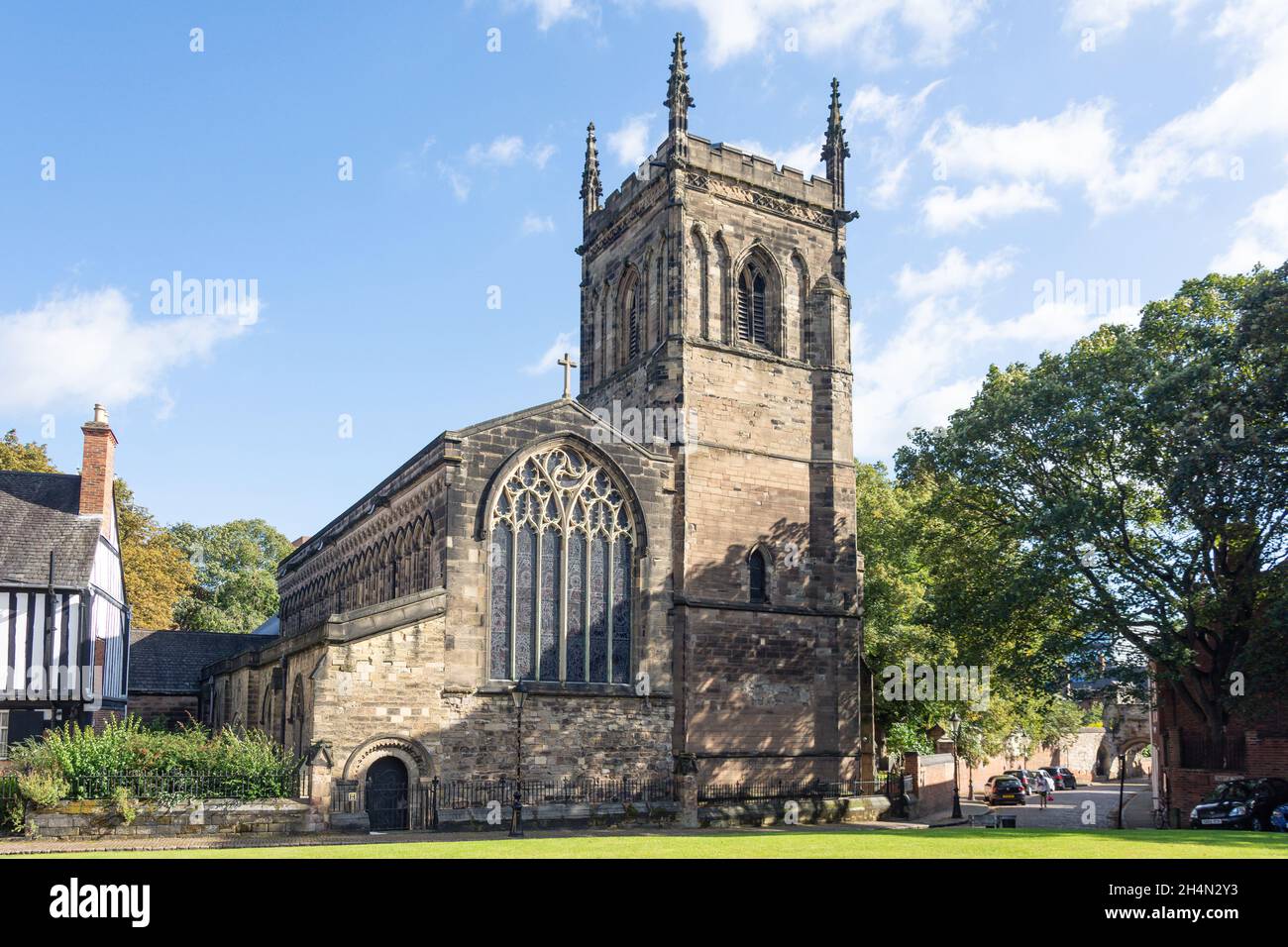St Mary De Castro Church, Castle Yard, City of Leicester, Leicestershire, England, United Kingdom Stock Photo