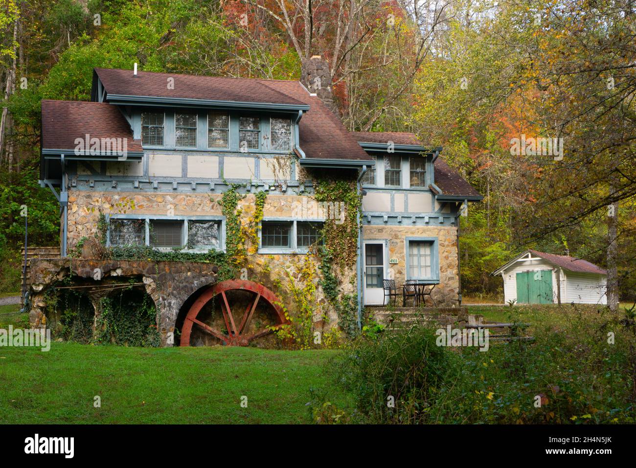 Mill House, on the John C. Campbell Folk School campus. Brassville