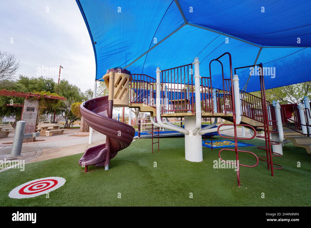 Playground in Hayley Hendricks Park at Nevada Stock Photo Alamy