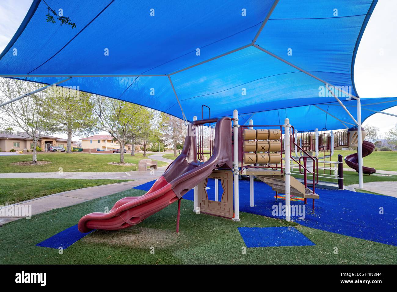 Playground in Hayley Hendricks Park at Nevada Stock Photo Alamy
