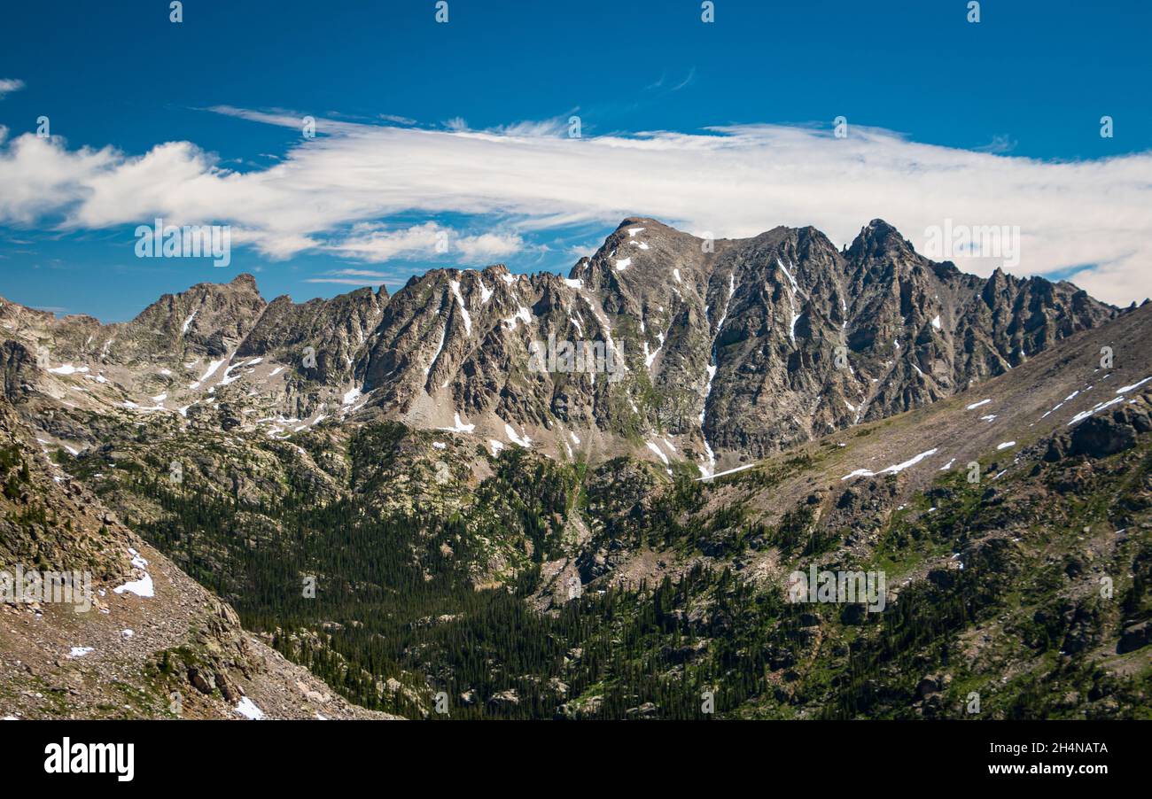 Indian Peaks Wilderness Rocky Mountains Colorado High Resolution Stock ...