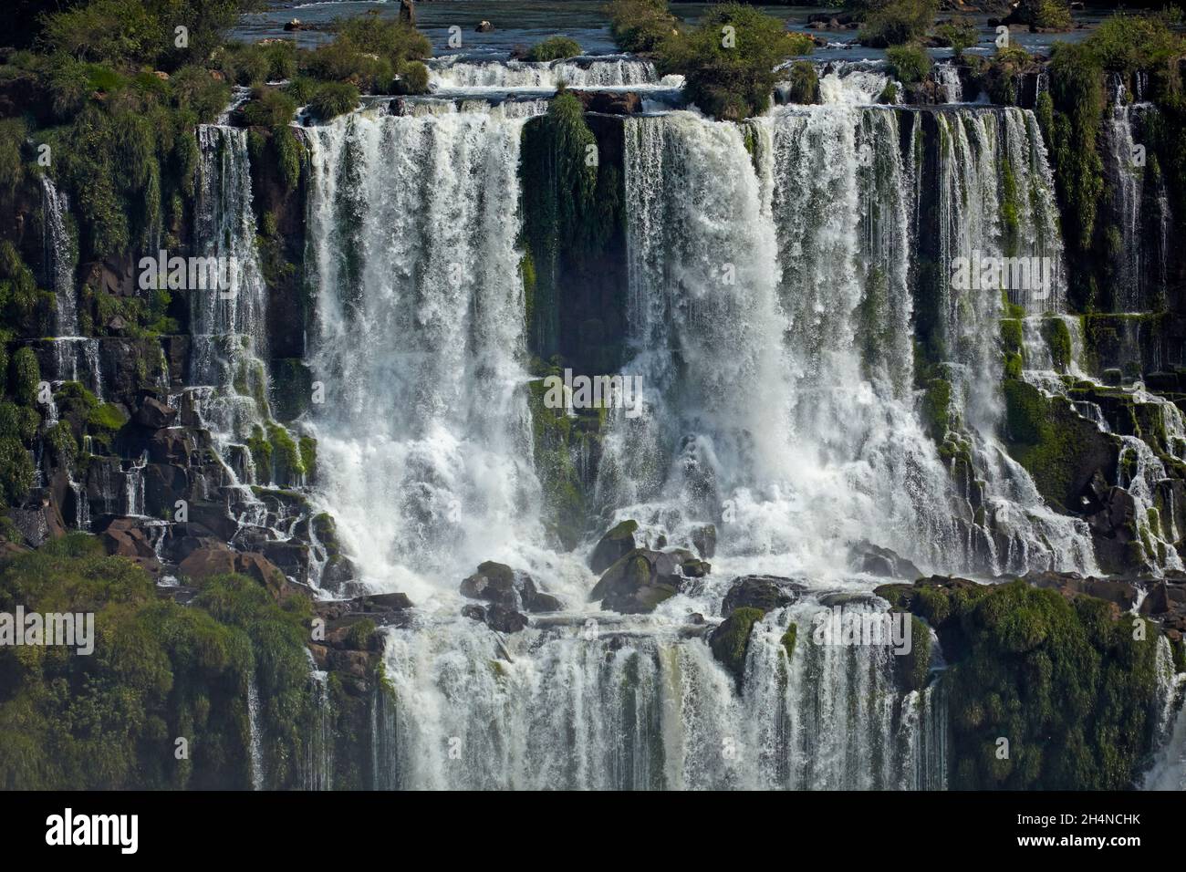 Iguazu Falls, Argentina, seen from Brazil side, South America Stock Photo