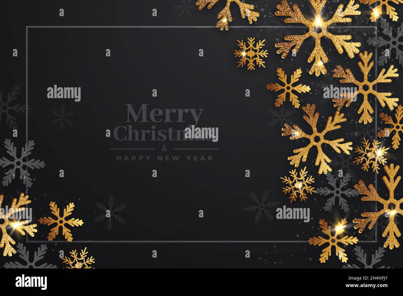christmas background with glitter effect vector design illustration ...