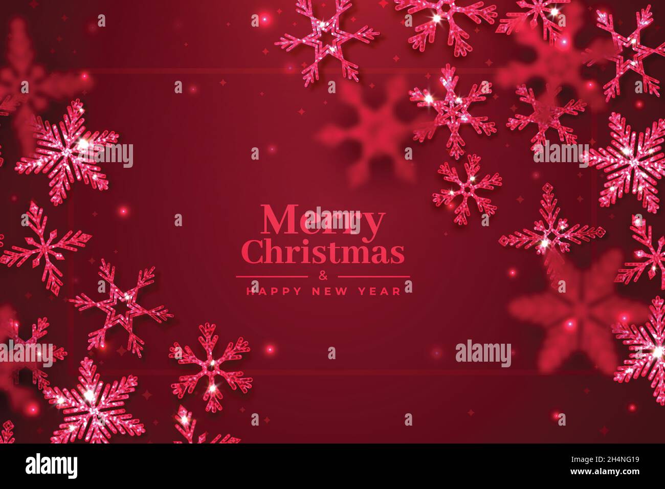 christmas background with glitter effect vector design illustration ...