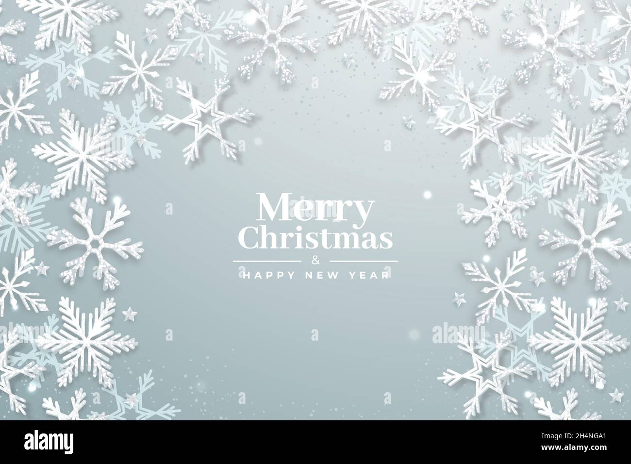 christmas background with glitter effect vector design illustration ...