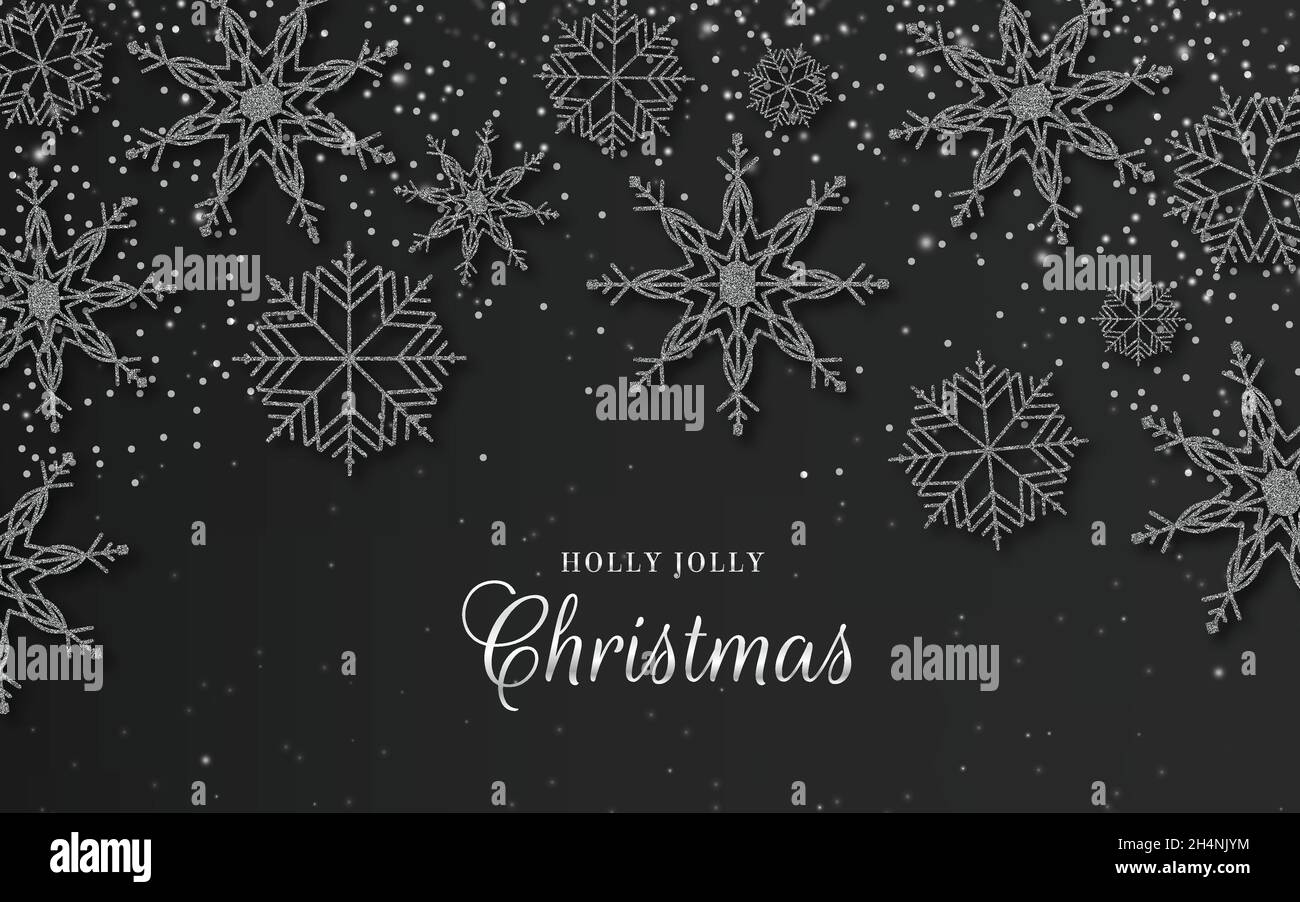 christmas background with glitter effect vector design illustration ...