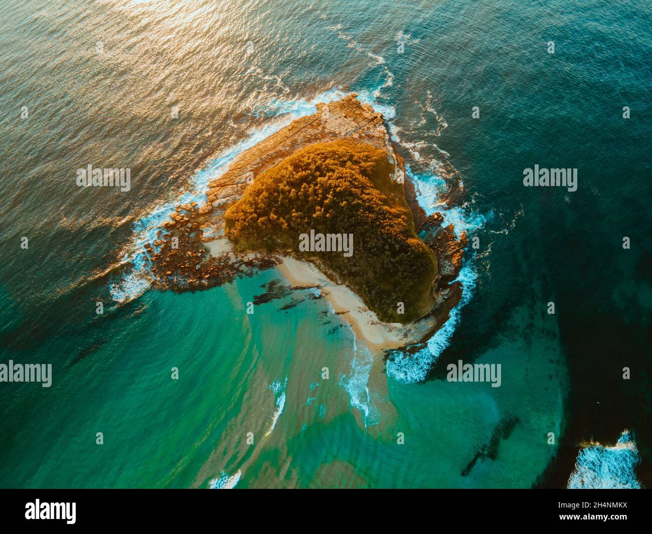 Aerial Photo of beach, Lake Tabourie beach, Australia Stock Photo Alamy