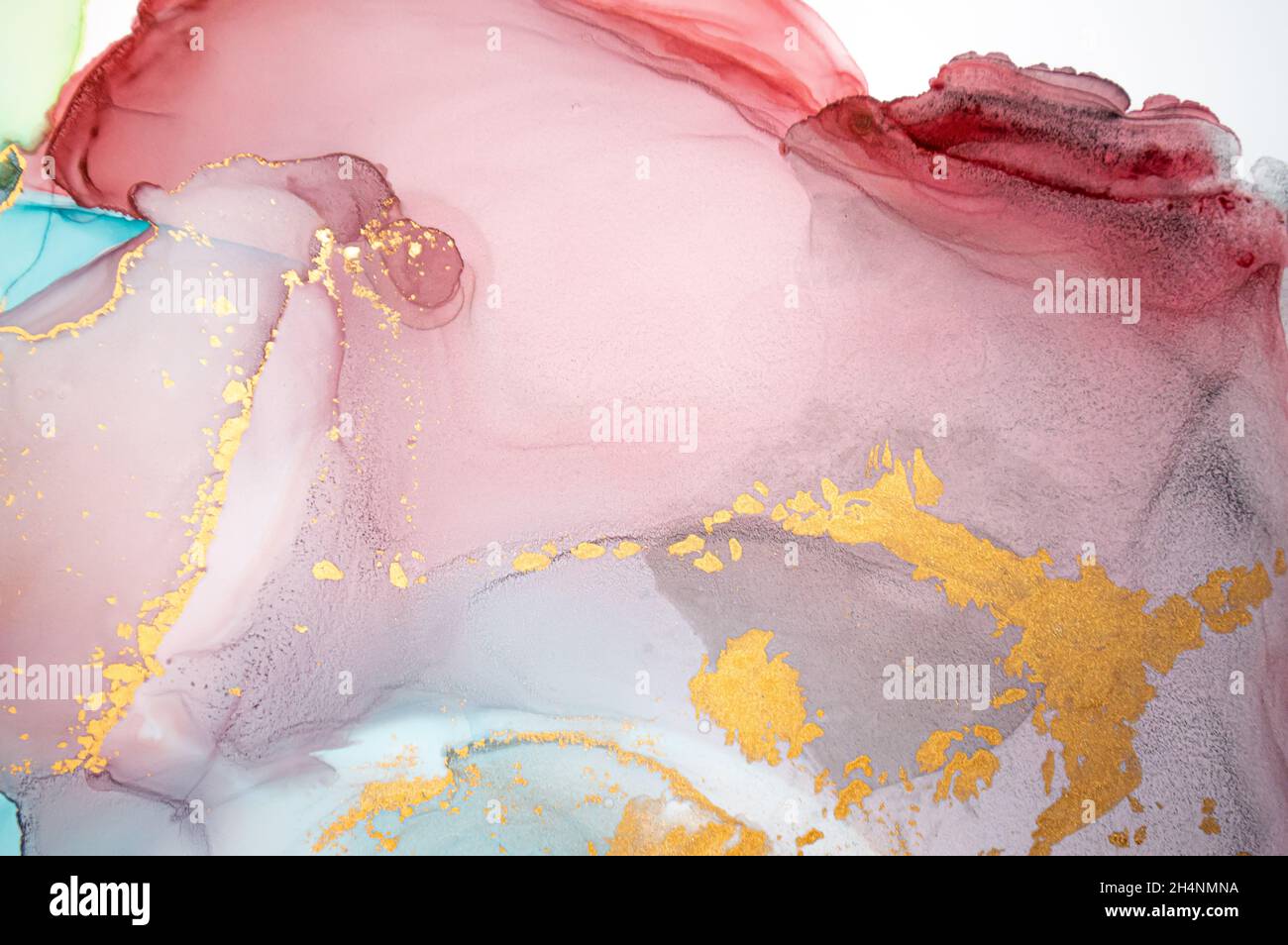 Glitter Abstract Liquid. Alcohol Ink Splash Stock Photo - Alamy